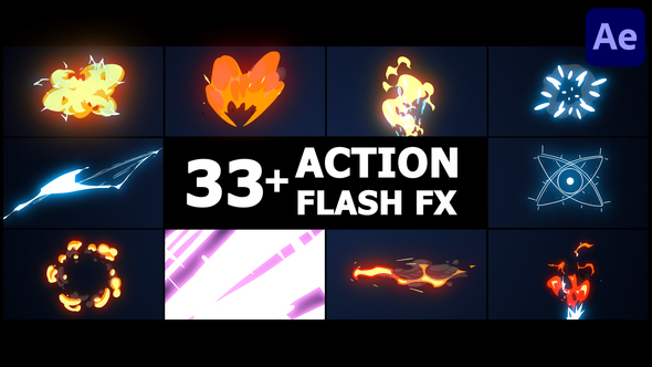 Action Flash FX Overlays | After Effects
