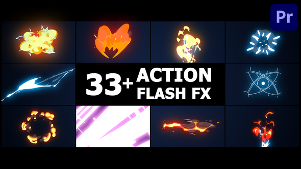 Action Flash FX Overlays | Premiere Pro MOGRT