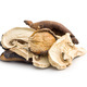 Various sliced dried mushrooms isolated on white background. - PhotoDune Item for Sale