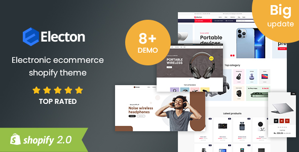 Electon- The Single Product, Electronics & Gadgets eCommerce Shopify ...