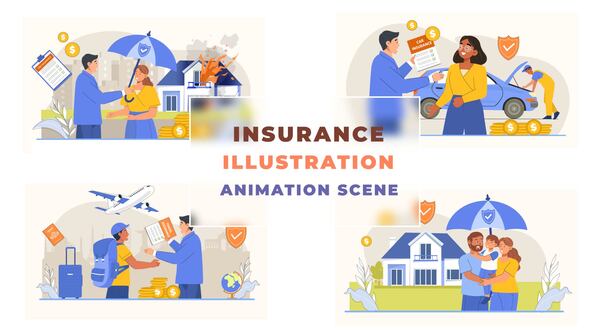 Type of Insurance Animation Scene