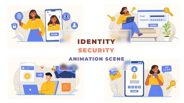 Digital Security Identify Hint Animation