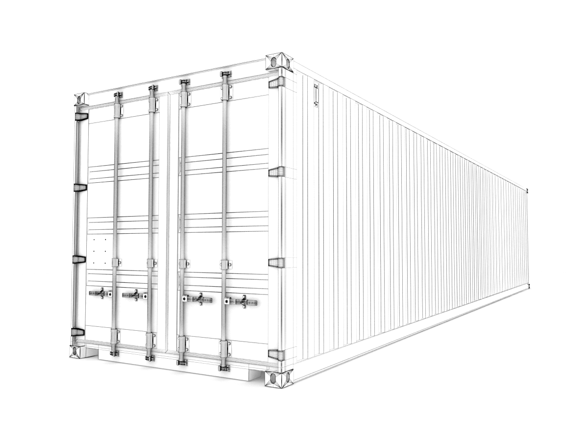 40 ft MAERSK standard shipping container by junifor 3DOcean