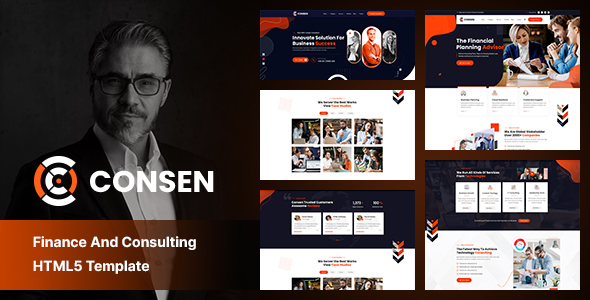 Consen – Finance and Consulting Template.