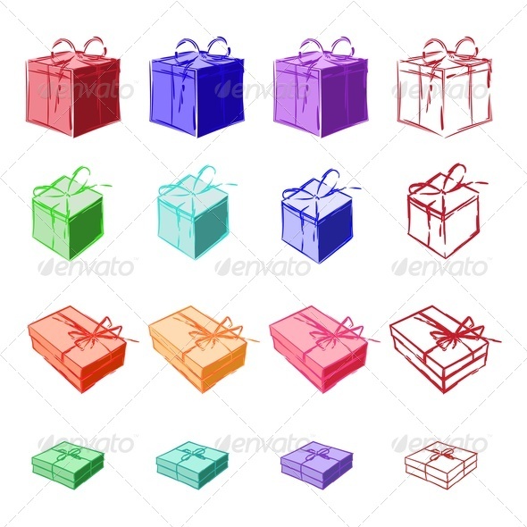 Gift Boxes - Seasons/Holidays Conceptual