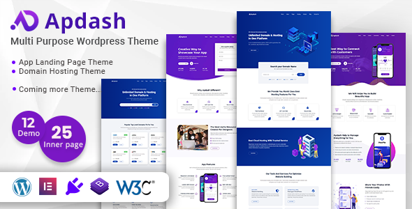 Apdash – Multi-Purpose WordPress Theme