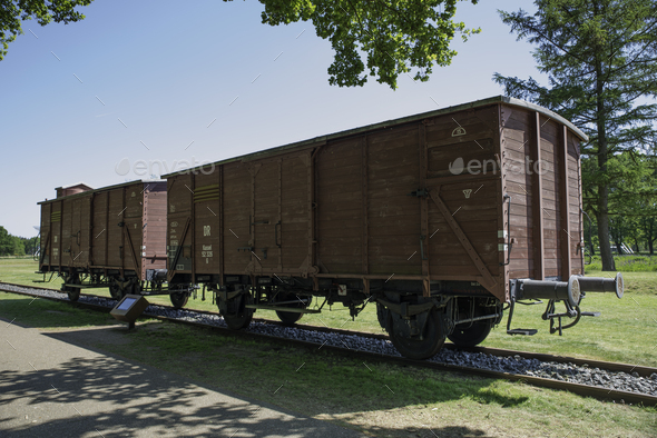 Cargo Train Cars in Westerbork Transit Camp