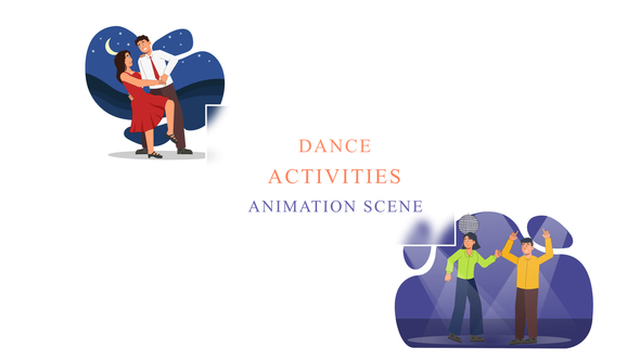 Dance Step Activity Animation Scene