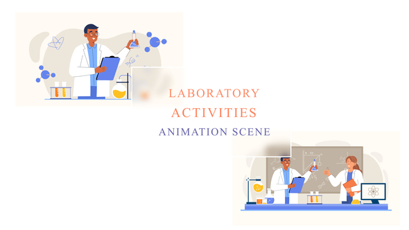 Laboratory Animation Scene