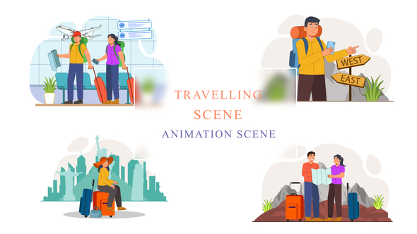 Travelling Animation Scene