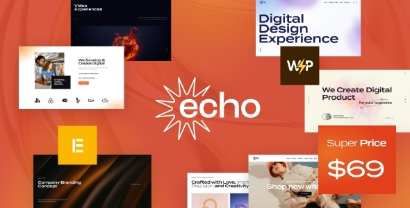 Echo  Digital Marketing & Creative Agency WordPress Theme