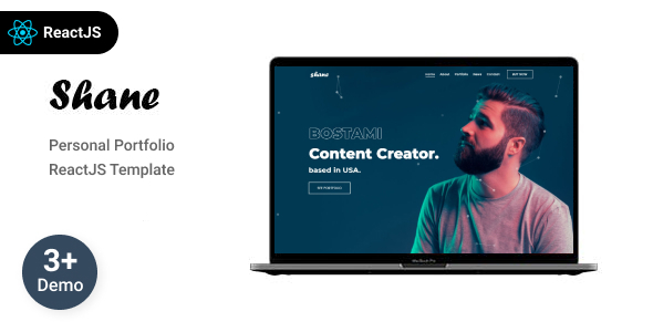 Shane - Personal Portfolio React Js Template