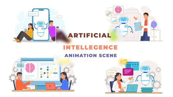 Artificial Intelligence Animation Scene folder