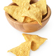 Corn chips in wooden bowl - PhotoDune Item for Sale
