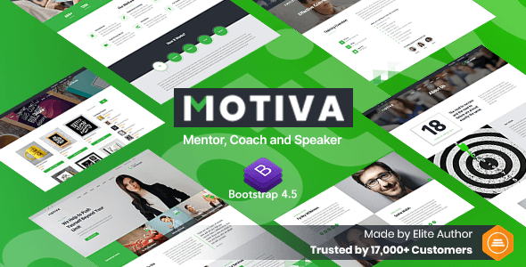 Fabulous Motiva - Mentor, Coach and Speaker Website Template