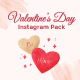 Valentine&#39;s day Invitation Instagram Post &amp; Stories - Cartoon Animation Pack - VideoHive Item for Sale