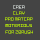 Crea Clay Pro Matcap Materials for Zbrush