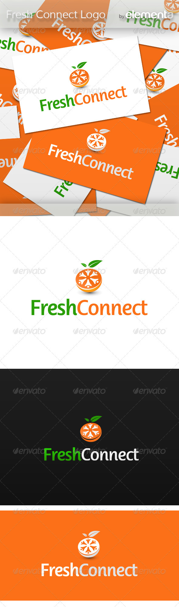 Fresh Connect Logo - Nature Logo Templates