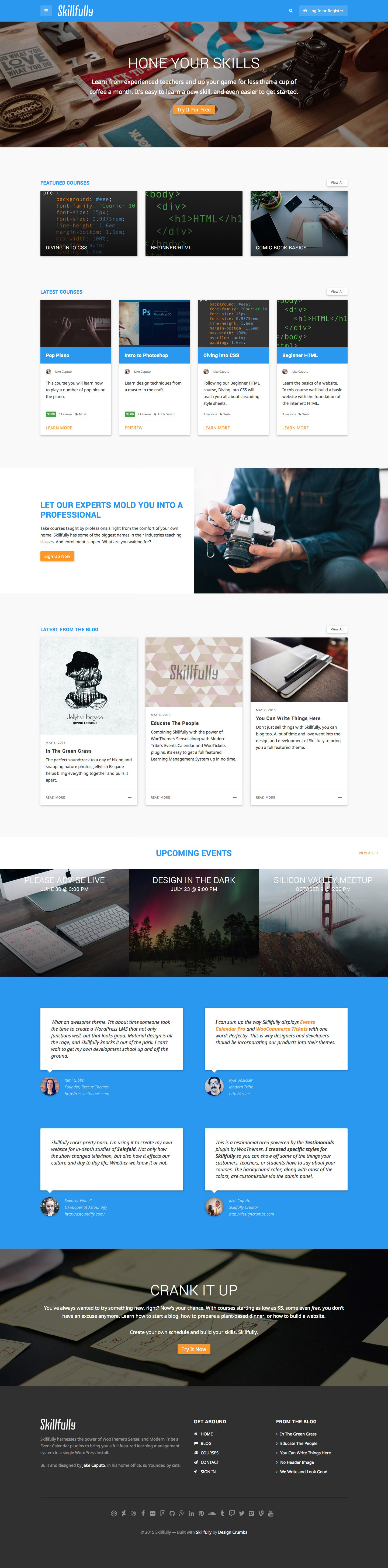 Skillfully - A Learning Management System (LMS) Theme by scubetheme