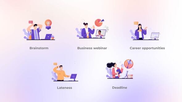 Business Webinar  - Gradient Concept