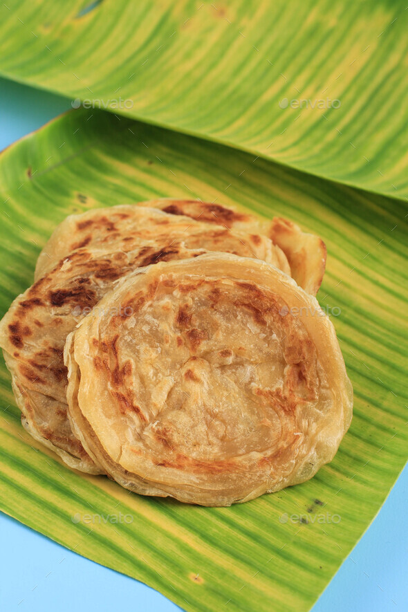 Middle East Canai or Paratha Flat Bread, or also known as Roti Maryam ...