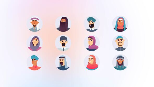 Muslim - Mini Avatars Concept