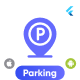 GoParking - Parking Management System Parking Spot Booking App Pay Car Parking Flutter UI App