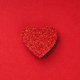 Valentine&#39;s day card in minimal style with shiny heart. - PhotoDune Item for Sale