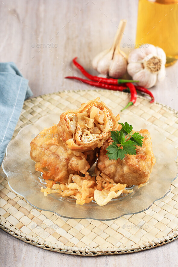 Stuffed Crispy Fried Tofu (Tahu Isi Berontak), Deep Fried Tofu Coated
