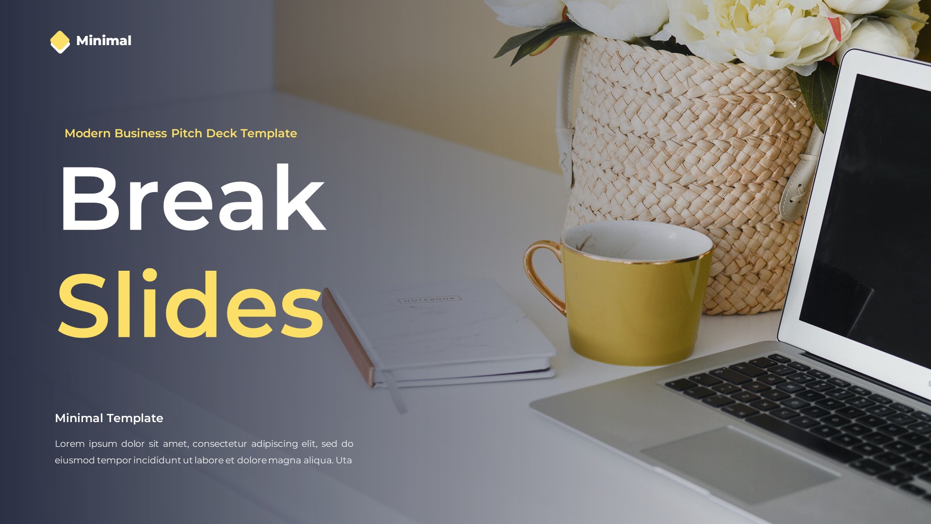 Minimal - Modern Business Pitch Deck Powerpoint Template, Presentation ...