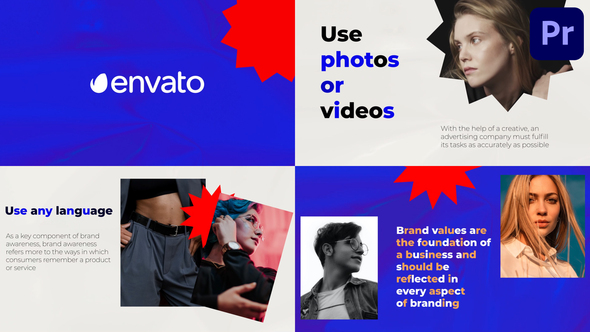 Stylish Portfolio Slideshow for Premiere Pro