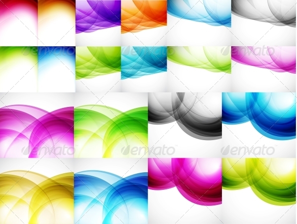 Wave Color Backgrounds - Backgrounds Decorative
