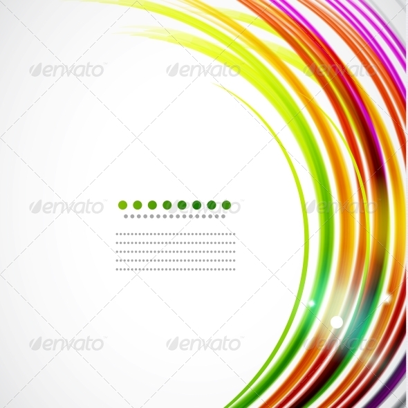 Colorful Wavy Lines - Backgrounds Decorative