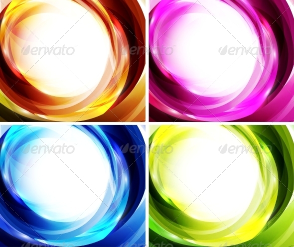 Wave Color Backgrounds - Backgrounds Decorative