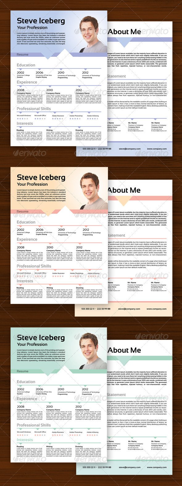 Minimal Resume - Resumes Stationery