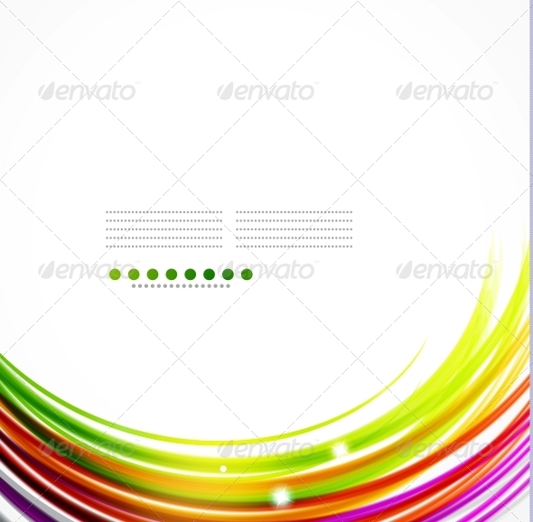 Colorful Wavy Lines - Backgrounds Decorative