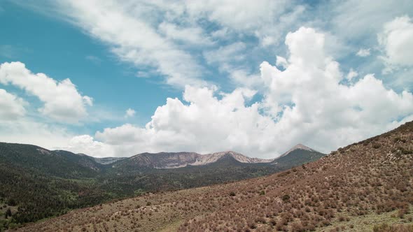 Pyramid Peak and the Snake Range - Great Basin National Park, Nevada - Summer - Time-lapse alt