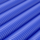 Blue corrugated pipes - PhotoDune Item for Sale