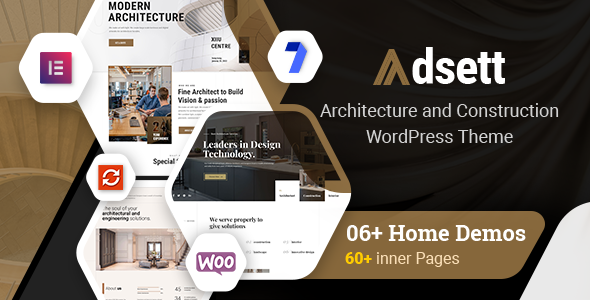 Adsett  Architecture & Construction WordPress Theme