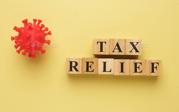 Covid-19 tax relief - Stock Photo - Images