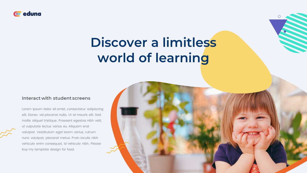 Eduna - Education Presentation PowerPoint Template, Presentation Templates