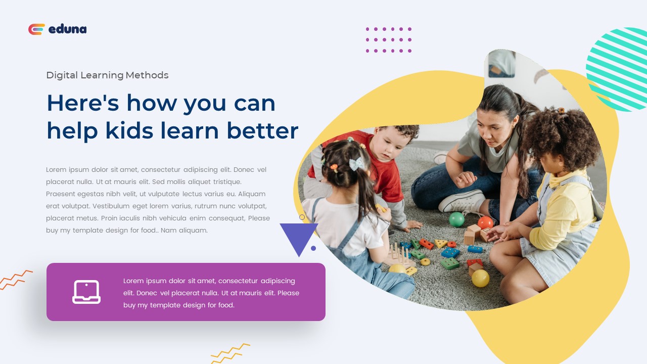Eduna - Education Presentation PowerPoint Template, Presentation Templates