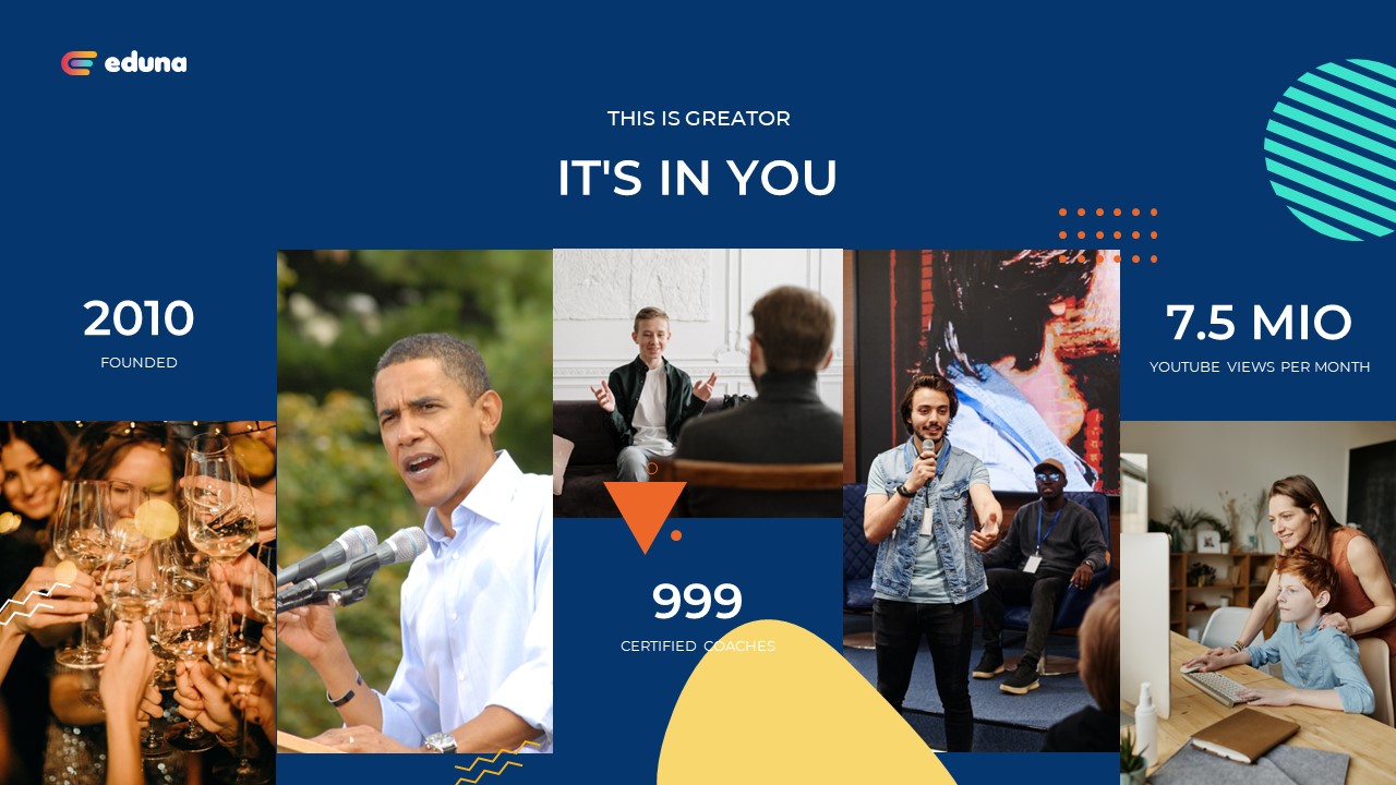 Eduna - Education Presentation PowerPoint Template, Presentation Templates