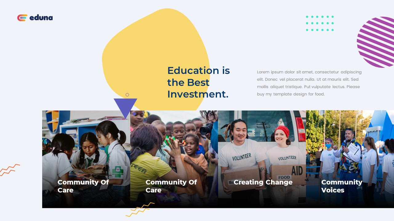 Eduna - Education Presentation PowerPoint Template, Presentation Templates