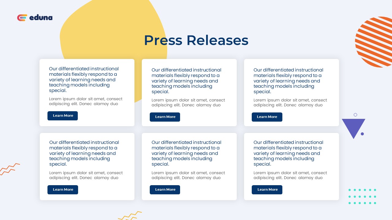 Eduna - Education Presentation PowerPoint Template, Presentation Templates