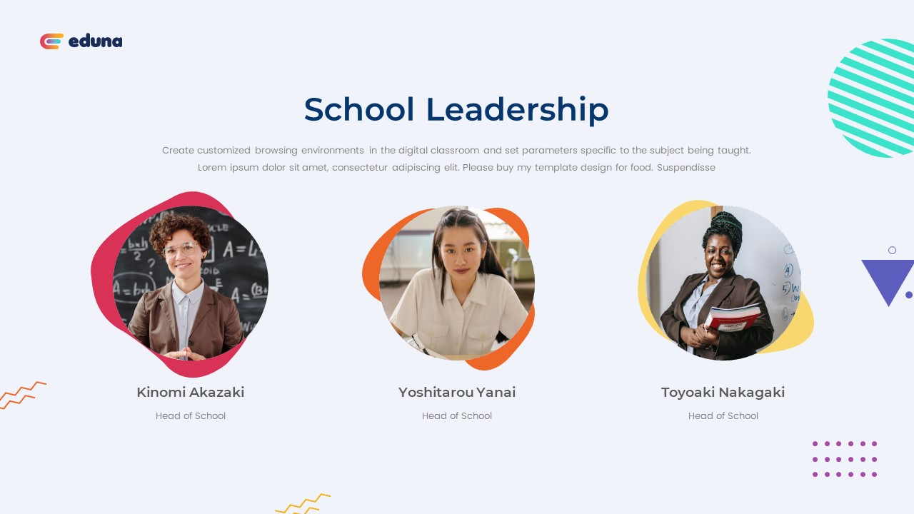 Eduna - Education Presentation PowerPoint Template, Presentation Templates