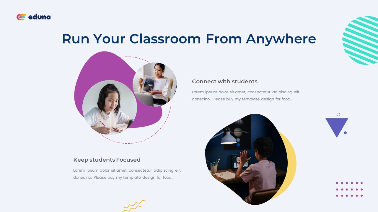 Eduna - Education Presentation PowerPoint Template, Presentation Templates