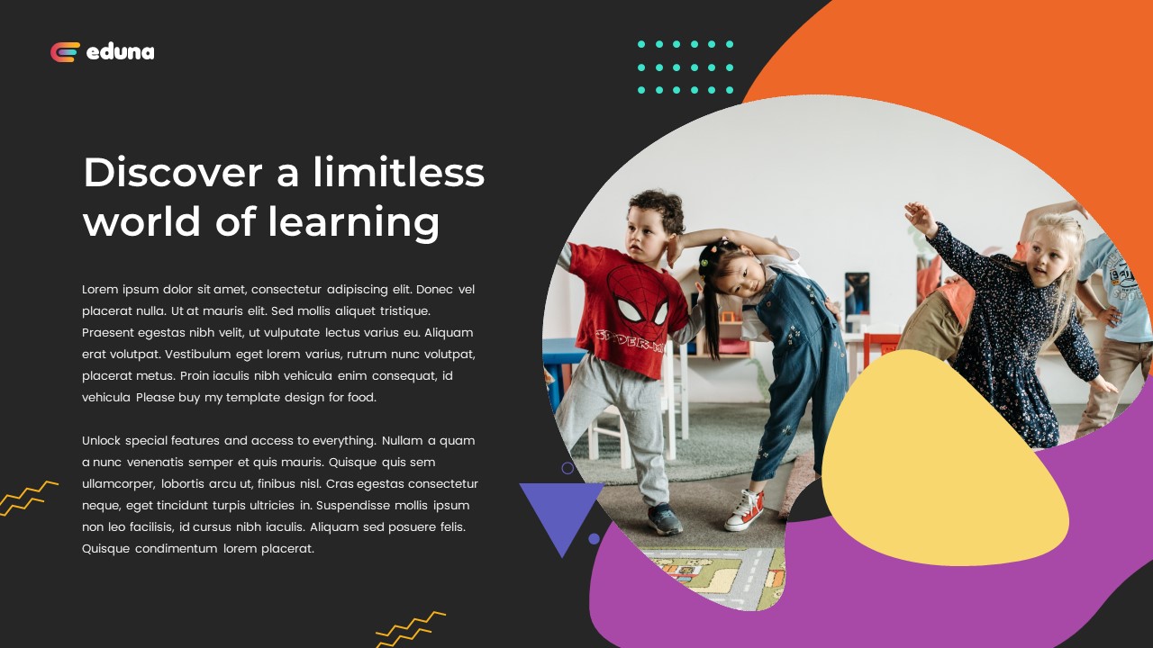 Eduna - Education Presentation PowerPoint Template, Presentation Templates