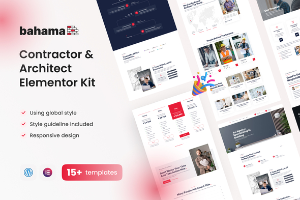 Bahama Contractor & Architect Elementor Pro Template Kit