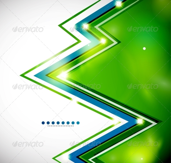 Zig-Zag Bright Background with Lights - Backgrounds Decorative